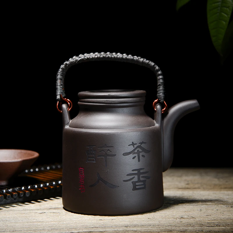 Чайник Yixing из фиолетовой глины с фильтром 720 мл|kettle pot|kettle filterkettle tea |