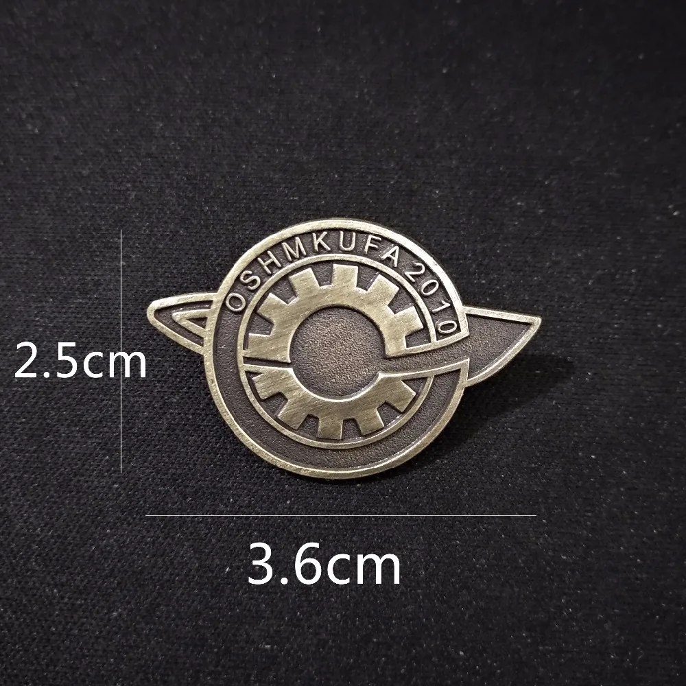 Anime Steins;Gate Badge Makise Kurisu labmen Lapel Badges Pin Brooch Cosplay7