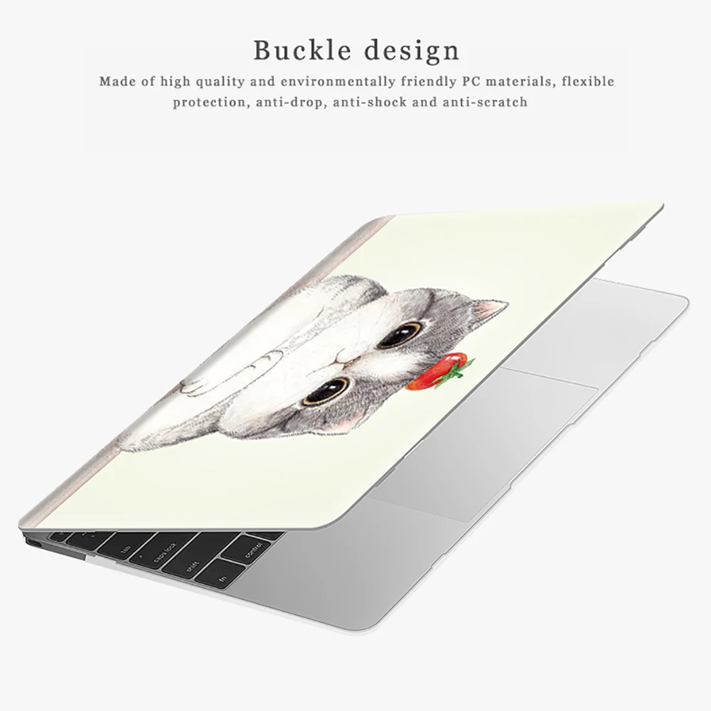 Чехол для ноутбука A2289 с рисунком кошки чехол Macbook Pro 13 Retina 12 16 15 11 дюймов сенсорной