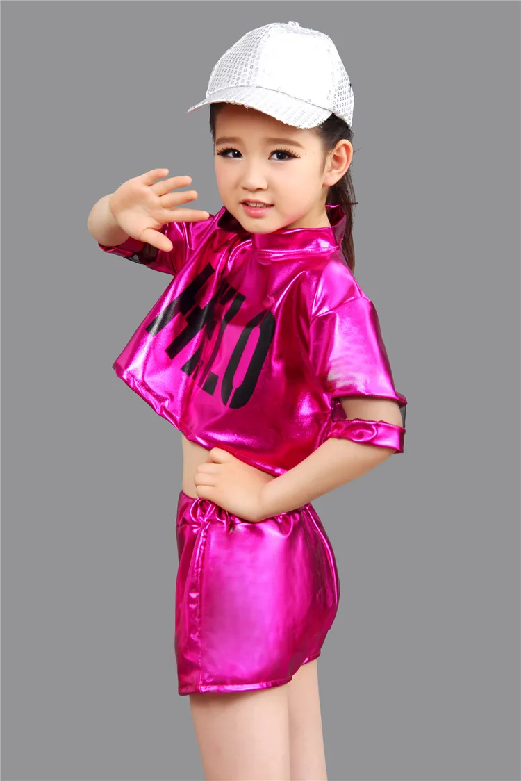 Girl Jazz Dance Girls Jazz Dance Costumes for Girls Kids Hip Hop Dancing Children Performance Jazz Costume For Girl Shirt Pant