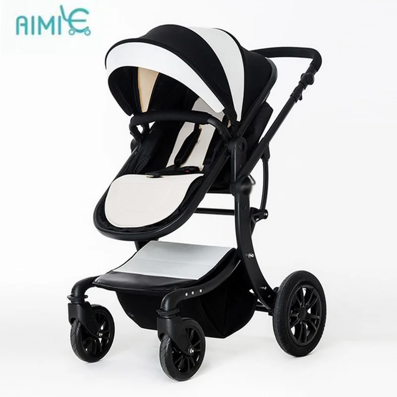 

Aimile stroller can sit flat lay high landscape folding stroller newborn stroller