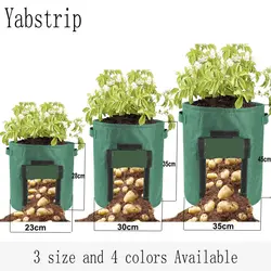 Роста растений сумка для дома и сада картофеля парниковых для овощей, огородная сумка увлажняющий jardin вертикальный садовые мешки для