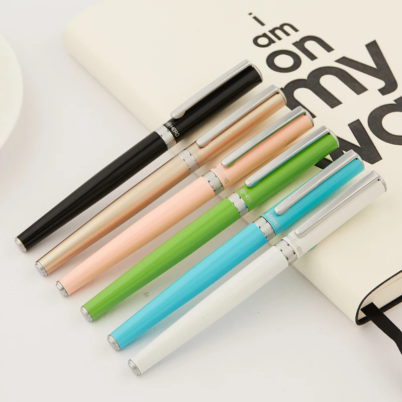 

HERO1601 Fountain Pen Extra Fine 0.38mm Extra Fine Nib Student Beginner Writing Exercise Ink Pen Office Stationery Set Gift Box
