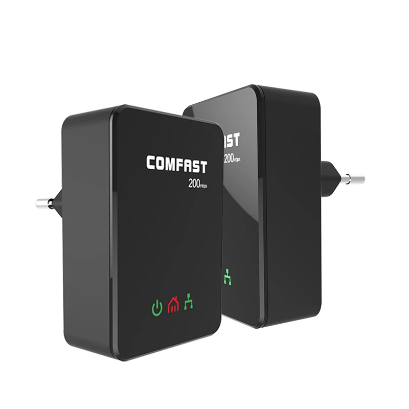 

2017 New!!! 200Mbps powerline ethernet adapter COMFAST CF-WP200M plc homeplug powerline network adapter Router support IPTV