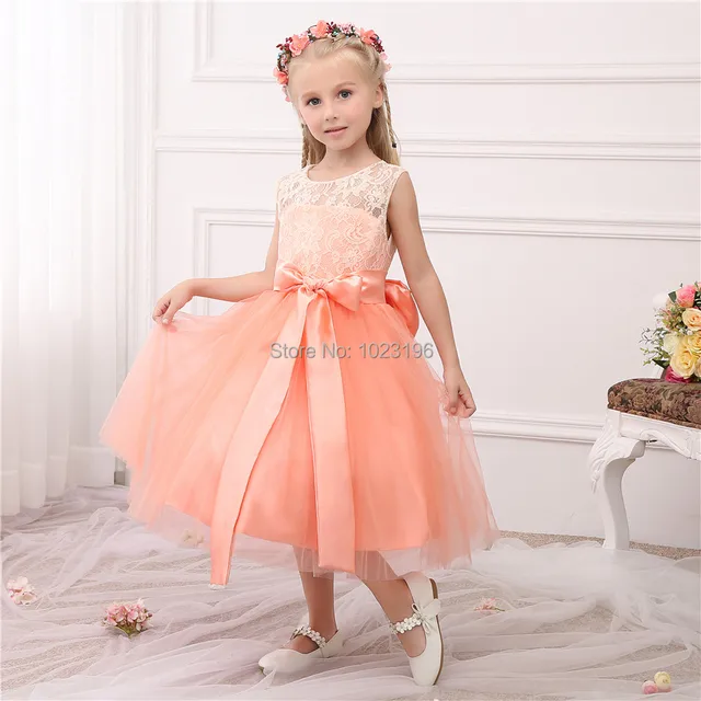 Buy 2016 Hot Real Princess Peach Lace Tulle Flower