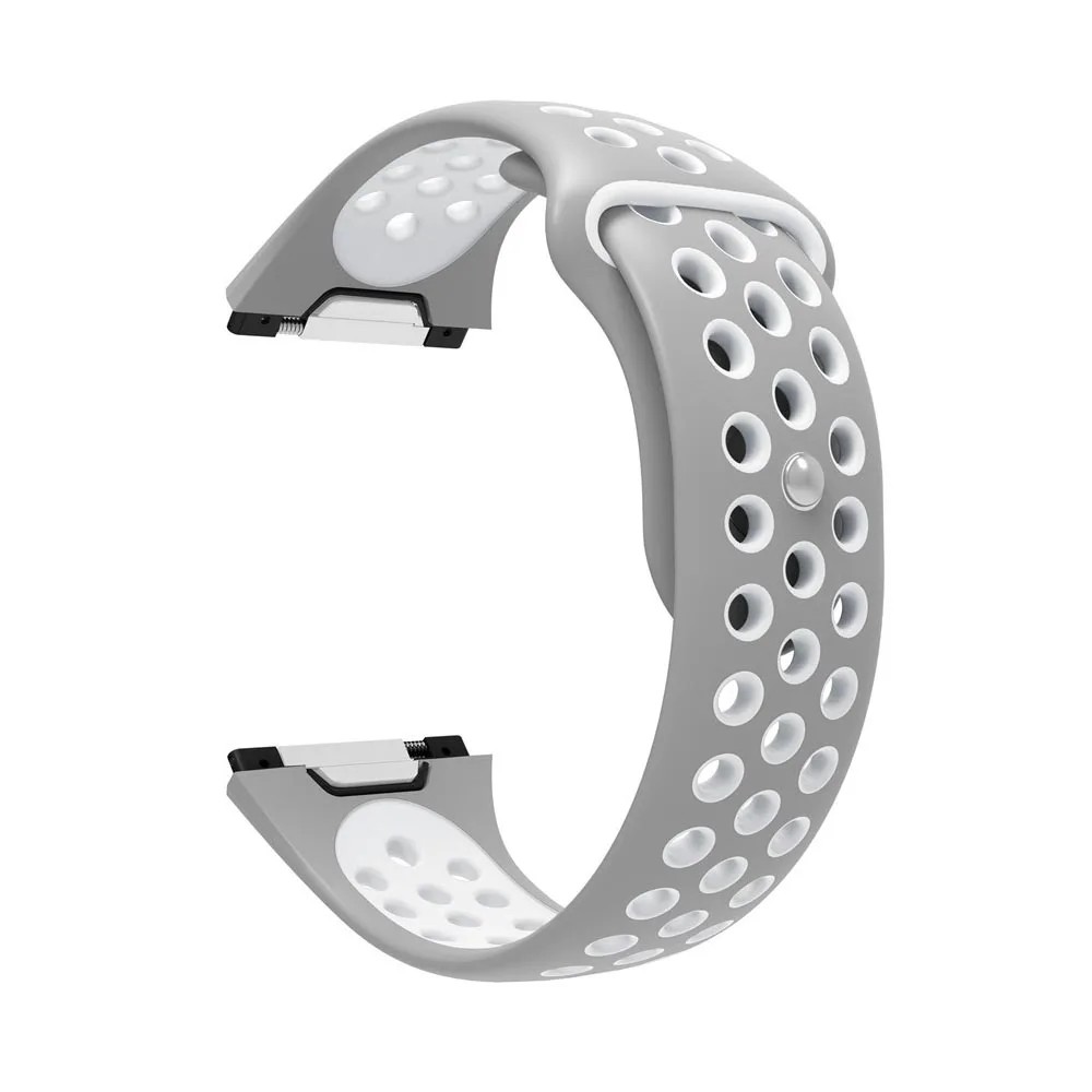 Спортивные Мягкие силиконовые часы ремешок для Fitbit ионной умные часы ремешок фитнес замена Браслет дышащий браслет красочные