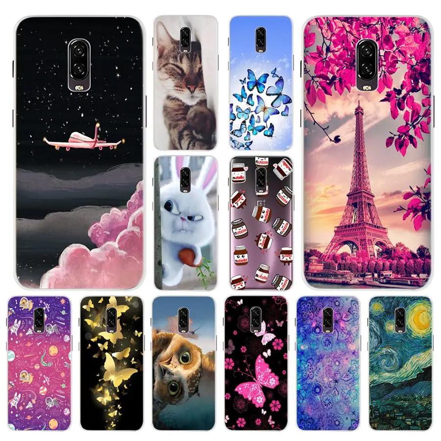 

For Phone Case Oneplus 6t Soft Silicone Back Cover For Protector One Plus 6t Oneplus Coque Bumper Housing For Oneplus 6t Cover