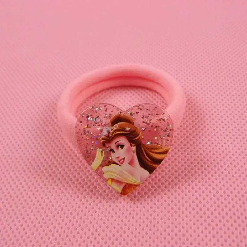 2pcs/lot Frozen 2019 new doll accessories cartoon headdress snow white hair ring rubber band hair ring children gift