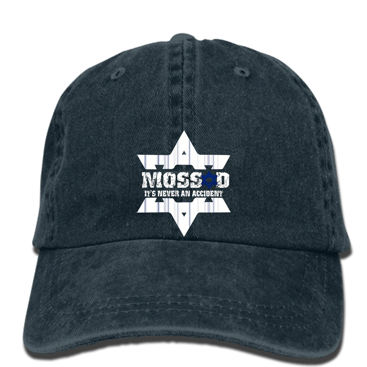 Хип хоп бейсболки Горячая Распродажа модные Mossad это никогда не авария Кепка