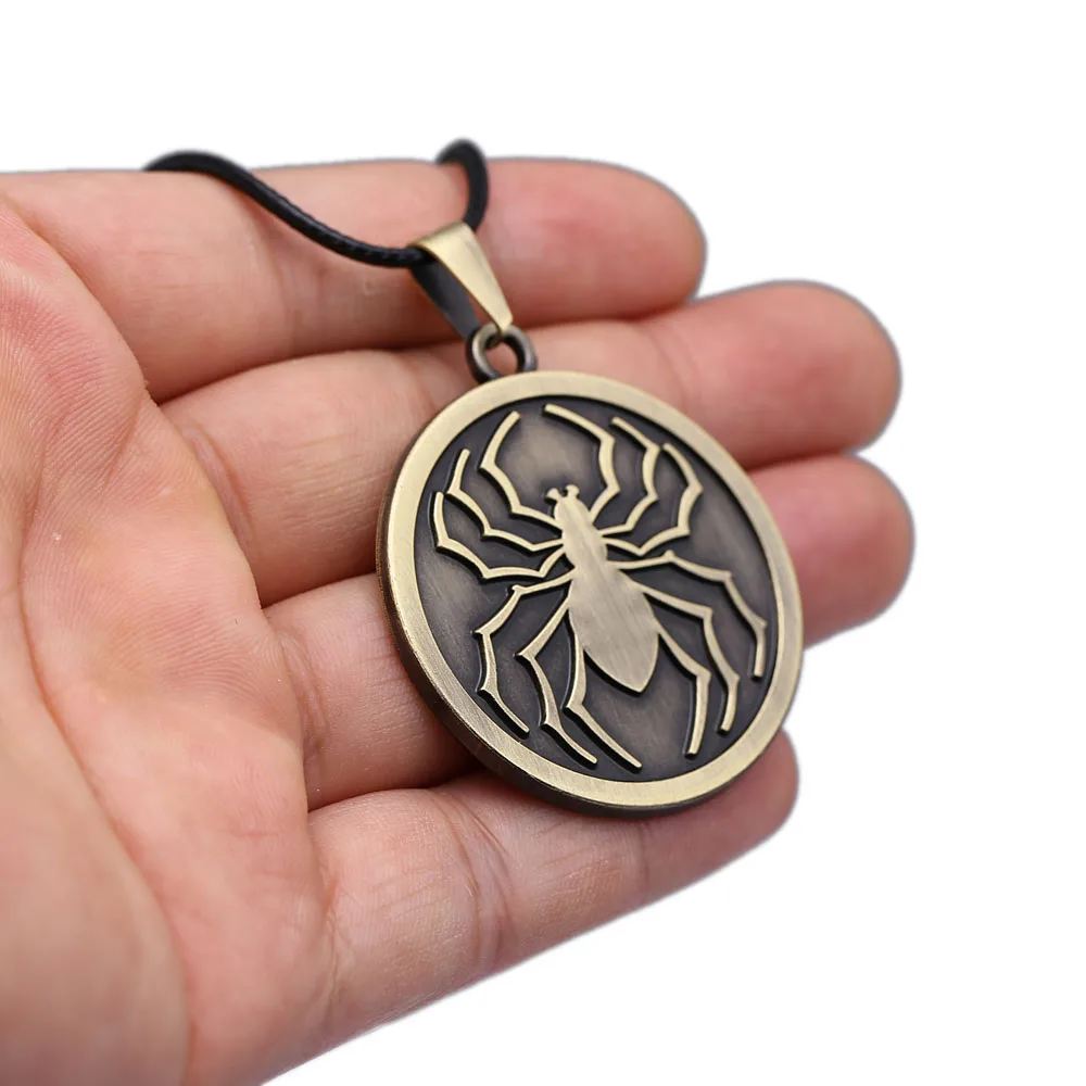Hunter X Hunter Necklace Hisoka The Phantom Brigade Spider Logo Pendant Necklace Black Rope Chains Men Jewelry Hc Chain Necklaces Aliexpress