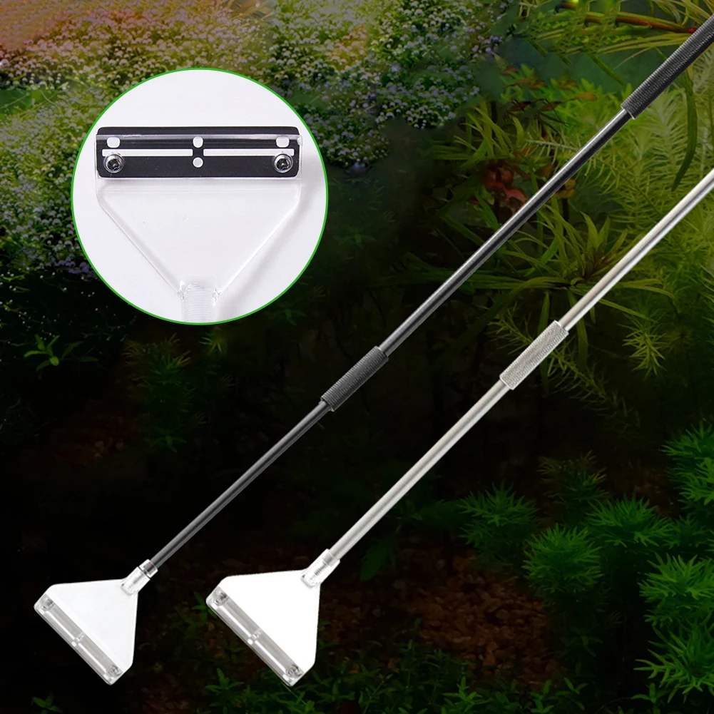 New arrival Alloy Aquarium Fish Tank Algae Scraper Moss Shaving Blade