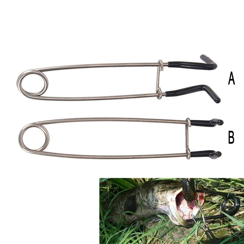 2 Size Stainless Steel Fish Mouth Spreader Jaw Portable And Lightweight Gag Opener Fishing Tools | Спорт и развлечения
