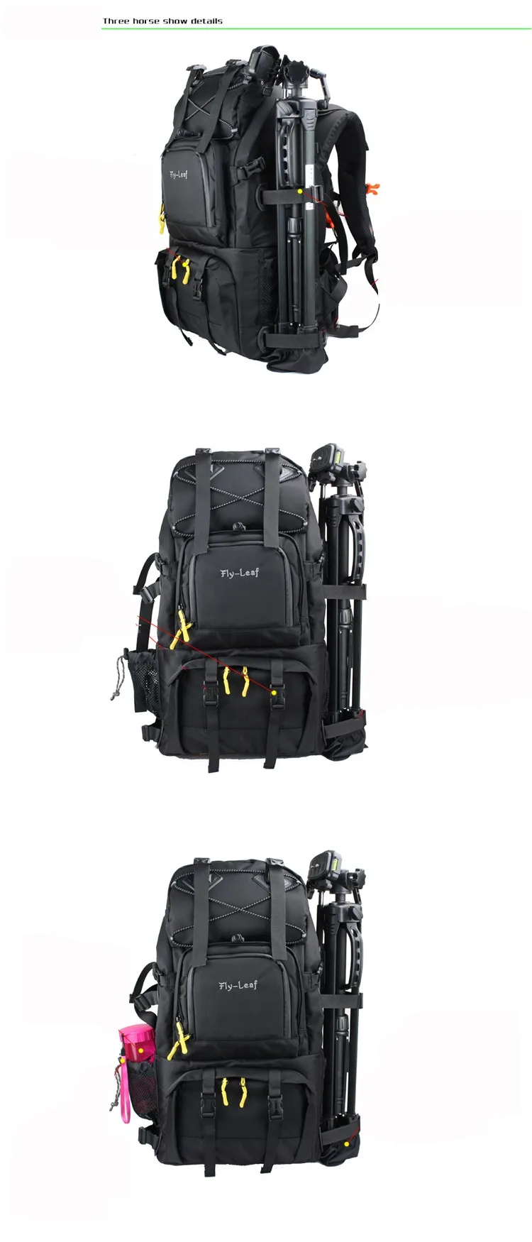 FL-303D Сумка для DSLR камеры, сумка для фото, рюкзак для камеры, универсальный рюкзак большой емкости для путешествий, рюкзак для цифровой камеры Canon/Nikon