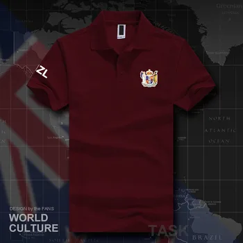 

New Zealand NZL polo shirts men short sleeve white brands printed for country 2018 cotton nation emblem new fashion