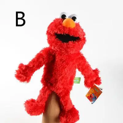 Игрушечные куклы с изображением улицы Сезам, 30 см, Elmo Big Vird Cokkie Monster, аниме игрушки, мягкая игрушка для маленьких девочек, детский подарок - Цвет: Серый