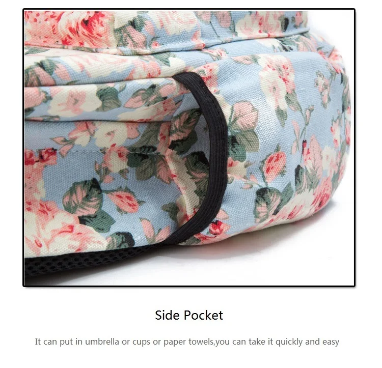 Miyahouse женские парусиновые рюкзаки для девочек-подростков, дорожный рюкзак, модные сумки для школьниц, рюкзак с цветочным принтом для женщин