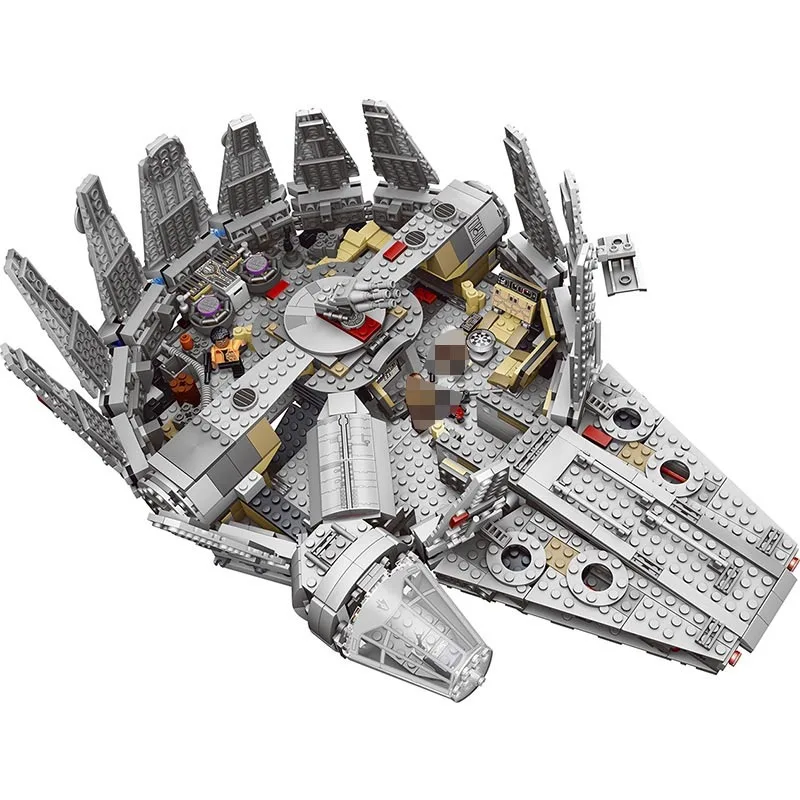 

Force Awakens Star Set Wars Series Compatible Legoinglys 79211 Millennium Falcon Figures Model Building Blocks Toys For Children