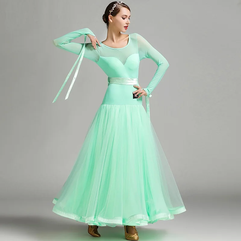 Modern Dance Dress Female Performance Clothing National Standard Dance Uniform Suit B-6138