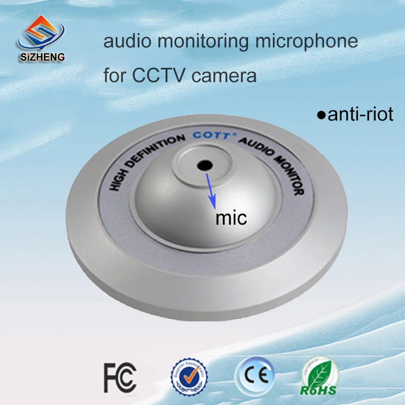 

SIZHENG COTT-C4 CCTV audio microphone security solution anti-riot sound monitoring for voice recording