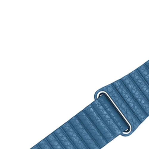 Магнитный кожаный ремешок для apple watch, ремешок 42 мм, 38 мм, Версия 44 мм 40 мм наручных часов iwatch, ремешок series 5/4/3/2/1 браслет wristbelt аксессуары - Цвет ремешка: Cape Cod Blue
