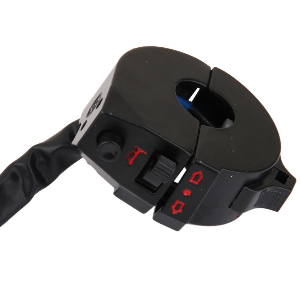 1 Pcs Aluminum Waterproof Motorcycle Handlebar Control Switch For Emergency Light Turn Signal Light Switch Fit 7/8