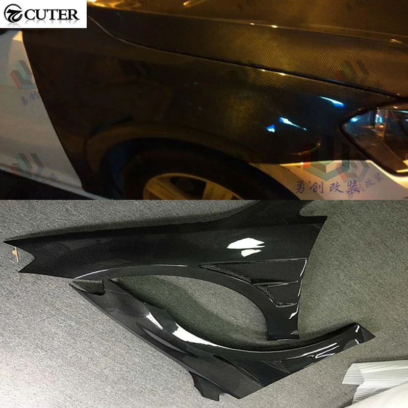 Golf 7 MK7 углеродное волокно боковое крыло Накладка для VW 2014UP|trim| |