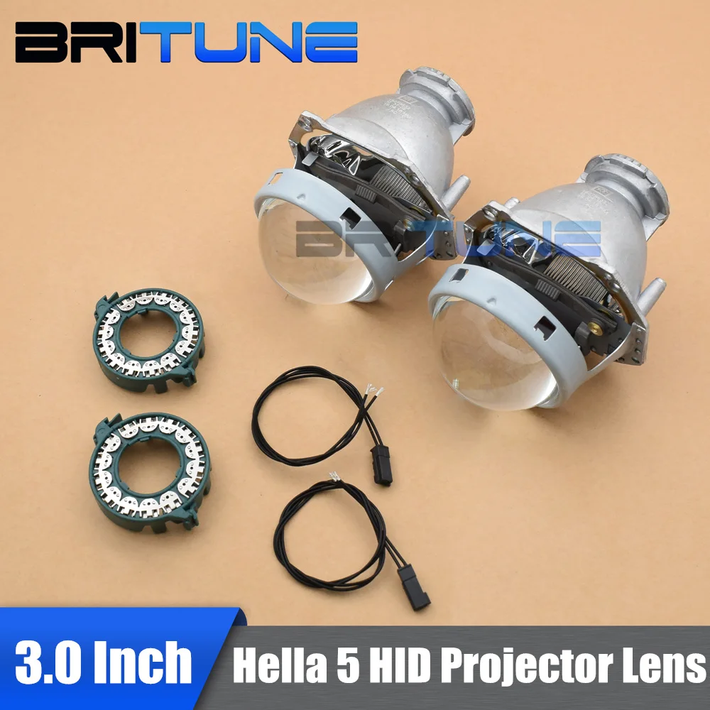 

For Hella 5/G3 Upgrade 3.0 LHD Bi-xenon Projector Lens Replace Use D1 D2 D3 D4 HID Bulbs Auto Headlight Tuning DIY Retrofitting