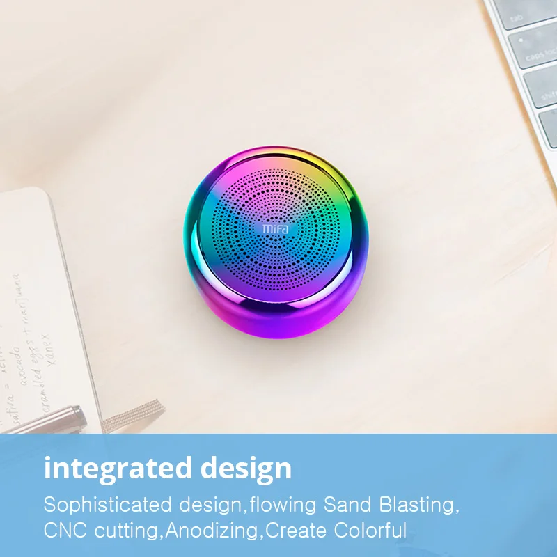 Mifa i8 Portable Bluetooth Speaker Built-inMicrophone Aluminium Alloy Body Mini Speaker Wireless Bluetooth 4.2 Mp3 Music Player