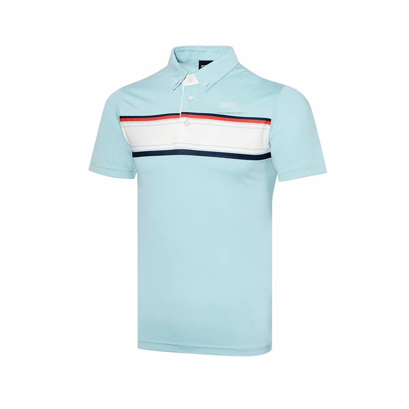 الرجال الرياضية قصيرة الأكمام DESCENTE الغولف تي شيرت 3 ألوان جولف الملابس S-XXL في اختيار الترفيه قميص جولف شحن مجاني