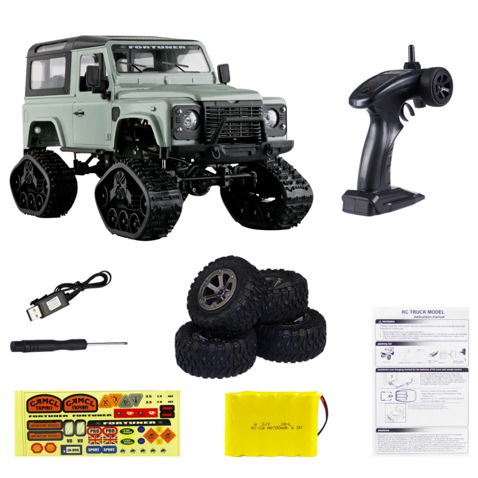 Новый FY003A RC автомобиль 1:16 2 4 GHz 4WD внедорожный металлический каркас грузовик