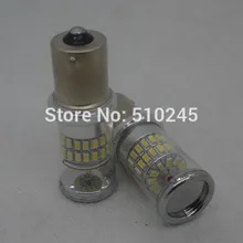 10X автомобильные лампы белого цвета 48 светодиодный 3014 SMD 1156 BA15S 12 V токарная обработка/обратный/Резервное копирование выпуклой цилиндрической головкой/Хвост/Задний сигнал источник света для укладки волос