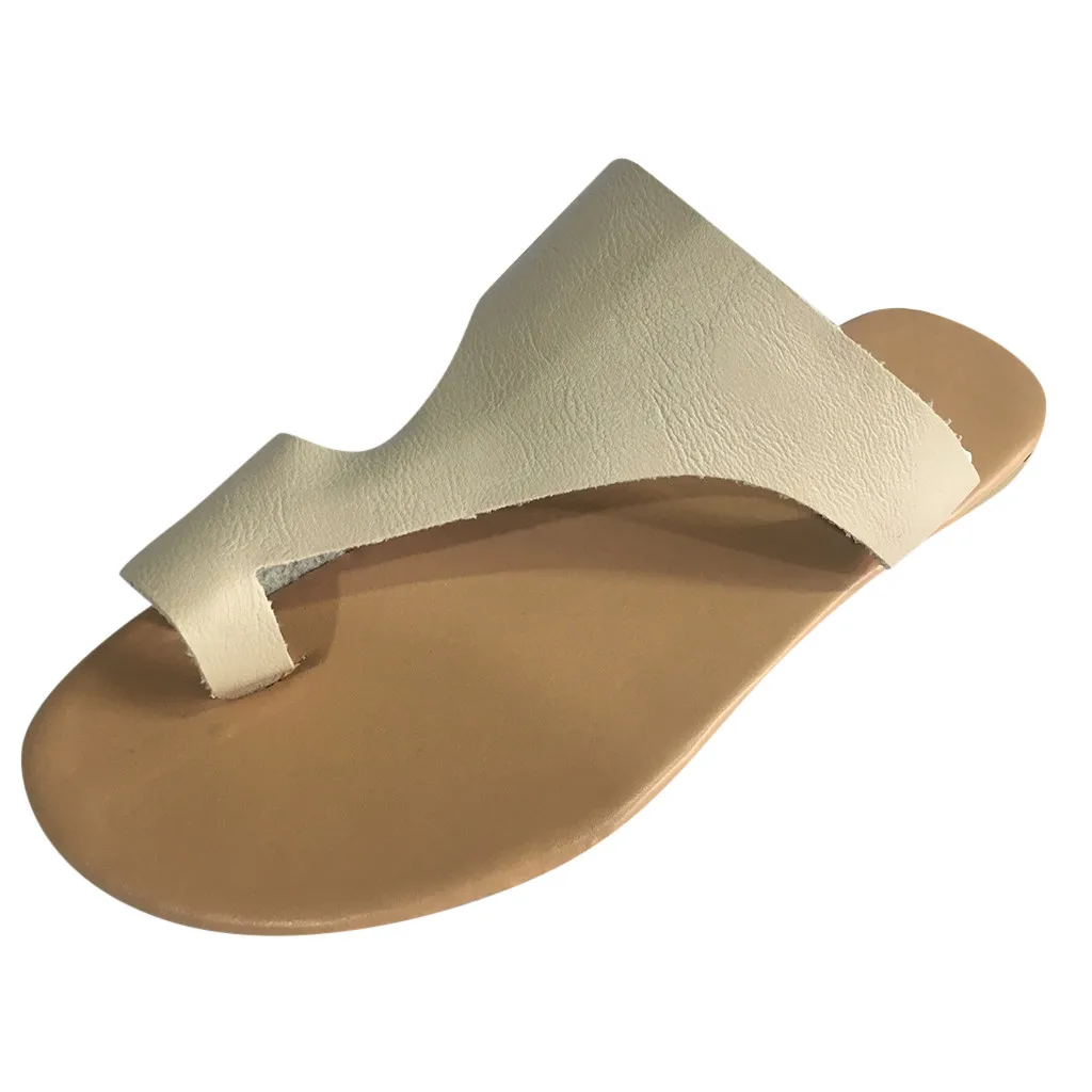 

Retro Womens Fashion Flats Flip Flops Shoes Woman Slippers Ladies Slippers Beach Roman Sandals Flip Flop Klapki Damskie Na Lato