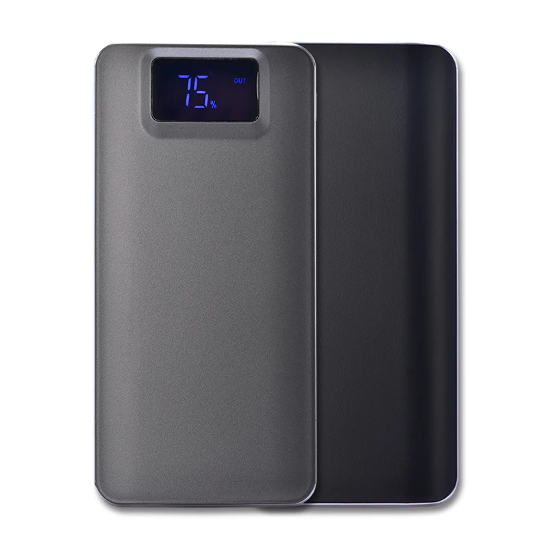 

FGHGF 30000mah Power Bank External Battery Quick Charge Dual USB LCD Powerbank Portable for Cell Phone Battery External Battery