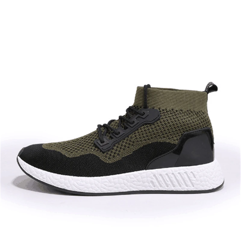 

Men's Running Shoes Lightweight Comfortable Flywire Tech Off-white Sneakers Men Breathable Sport Shoes For Outdoor Sports