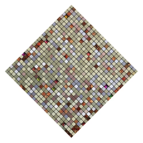 RAYUAN металлическая 3D мозаичная Настенная Наклейка алюминиевая композитная панель кухонная теплостойкая доска настенная плитка Настенные обои 30x30 см - Цвет: 622 B