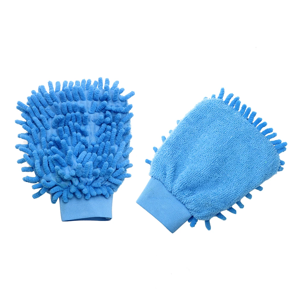 Перчатки для чистки автомобиля, сушильные перчатки из ультратонкого волокна, синель, микрофибра, инструмент для мытья окон, домашняя Чистящая перчатка для мытья машины, авто аксессуары