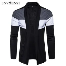 Для мужчин Трикотажный кардиган Свитеры для женщин Для мужчин Трикотаж Лоскутная свитер тонкий Повседневное дизайнеры марки Костюмы Демисезонный