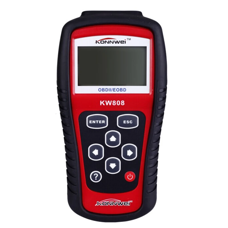 Автомобильный сканер KW808 OBD многоязычный считыватель кодов EOBD/CAN диагностический