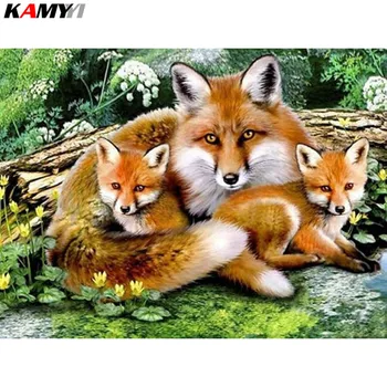 

Diamond Painting Animal Pictures of Rhinestones Diamond Embroidery Sale Fox Needlework Diamond Mosaic Crafts Handmade Gift