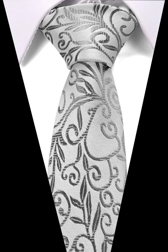 Новые узкие Для мужчин s Галстуки Luxury человек Цветочные Галстуки в горошек Hombre 7,5 см гравата, тонкий галстук Классический Бизнес Мода галстук для Для мужчин - Цвет: 134