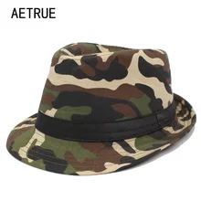 AETRUE, Мужские фетровые шляпы, женские шляпы для мужчин, камуфляжные Панамы, кепки, бренд Gorros Chapeu, церковные канотье, модные летние шляпы от солнца