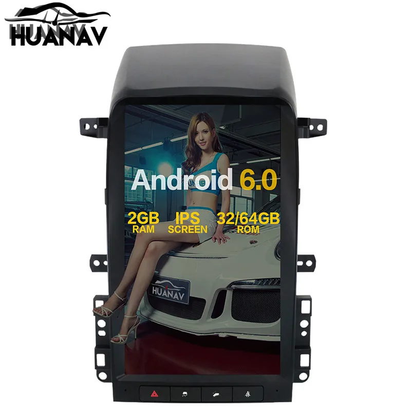 HUANVA Android6.0 стерео без автомобильного dvd-плеера gps навигация для Chevrolet Captiva 2007 2008 2009 2010 2011 2012 плеер головное устройство