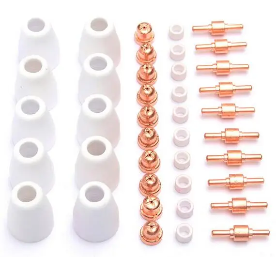 Best Price Hot Selling 40Pcs LG-40 PT-31 LGK-40 CT-312 Cut40 50 Pilot Arc Plasma Cutter Torch Machine Consumables Kits