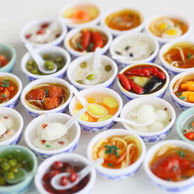 5pcs Lot 1 6 Scale Dollhouse Miniature Chinese Play Food Toy Doll 5pcs Lot 1 6 Scale Dollhouse Miniature Chinese Play Food Toy Doll Miniatura