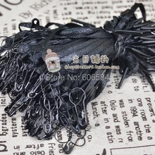 Хорошее качество Висячие бирки шелковая нить в одежде Висячие бирки шнур для одежды, растягивание ценник печать бирка с булавка в форме тыквы