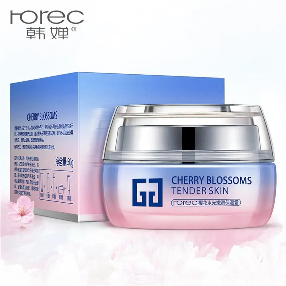 

Cherry Blossom Smooth Moisturizer Face Cream Hydrate Lifting Anti Aging Whitening Moisturizing Wrinkle Remover Facial Cream