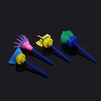 

Baby Drawing Toys Painting Sponge Brushes Set DIY Safe Creative Durable Art Painting Brush Drawing Toys Set Brush Stamp Toys