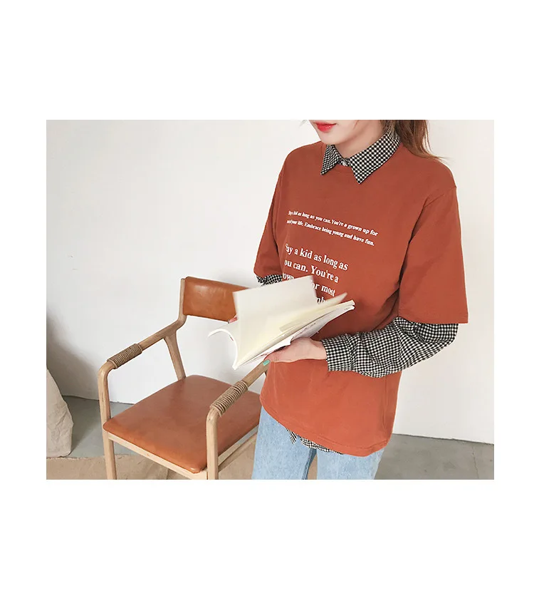 t shirt T1801 orange-3