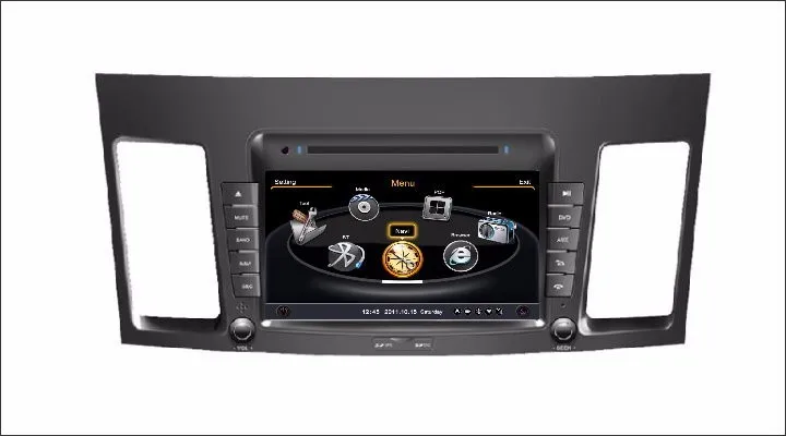 Perfect Liislee Car Radio For Mitsubishi Lancer Fortis 2007~2012 Audio Video Stereo CD DVD Player GPS Navi Navigation Multimedia System 5