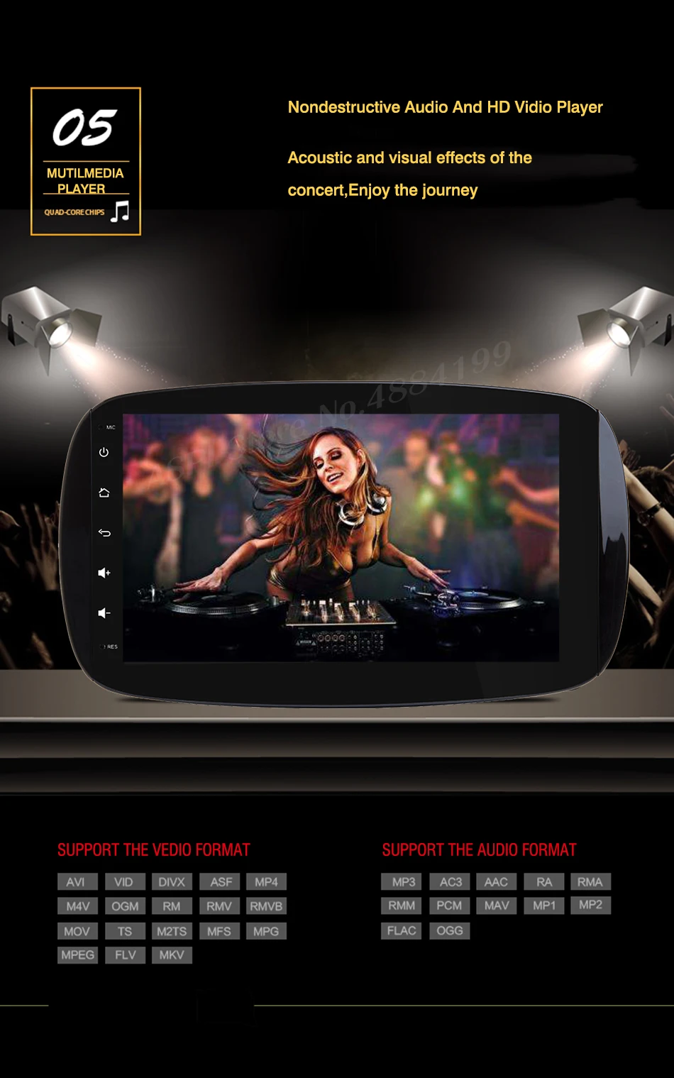 Best Android 9 Car Stereo Radio no DVD multiplayer for Benz Smart Fortwo 2016 2017 2018  Radio wifi BT Head Unit GPS navigation 6